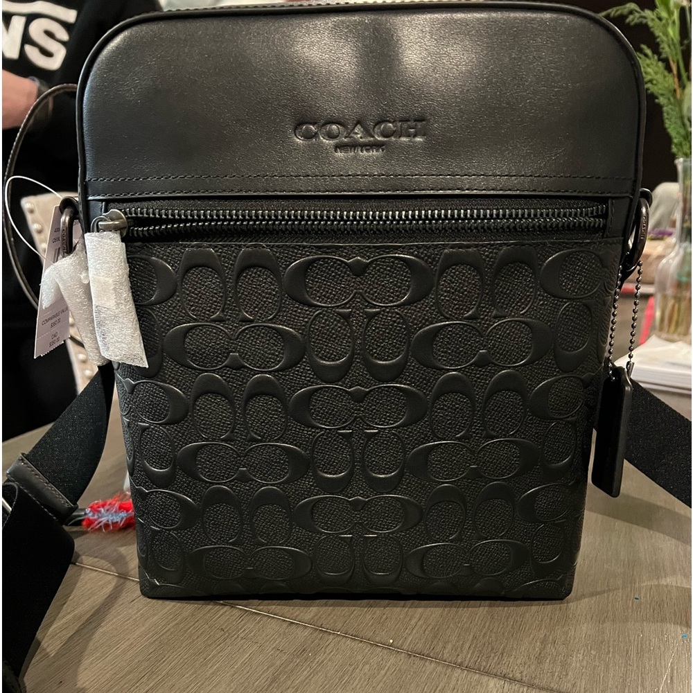 Brand new coach cross body bag black